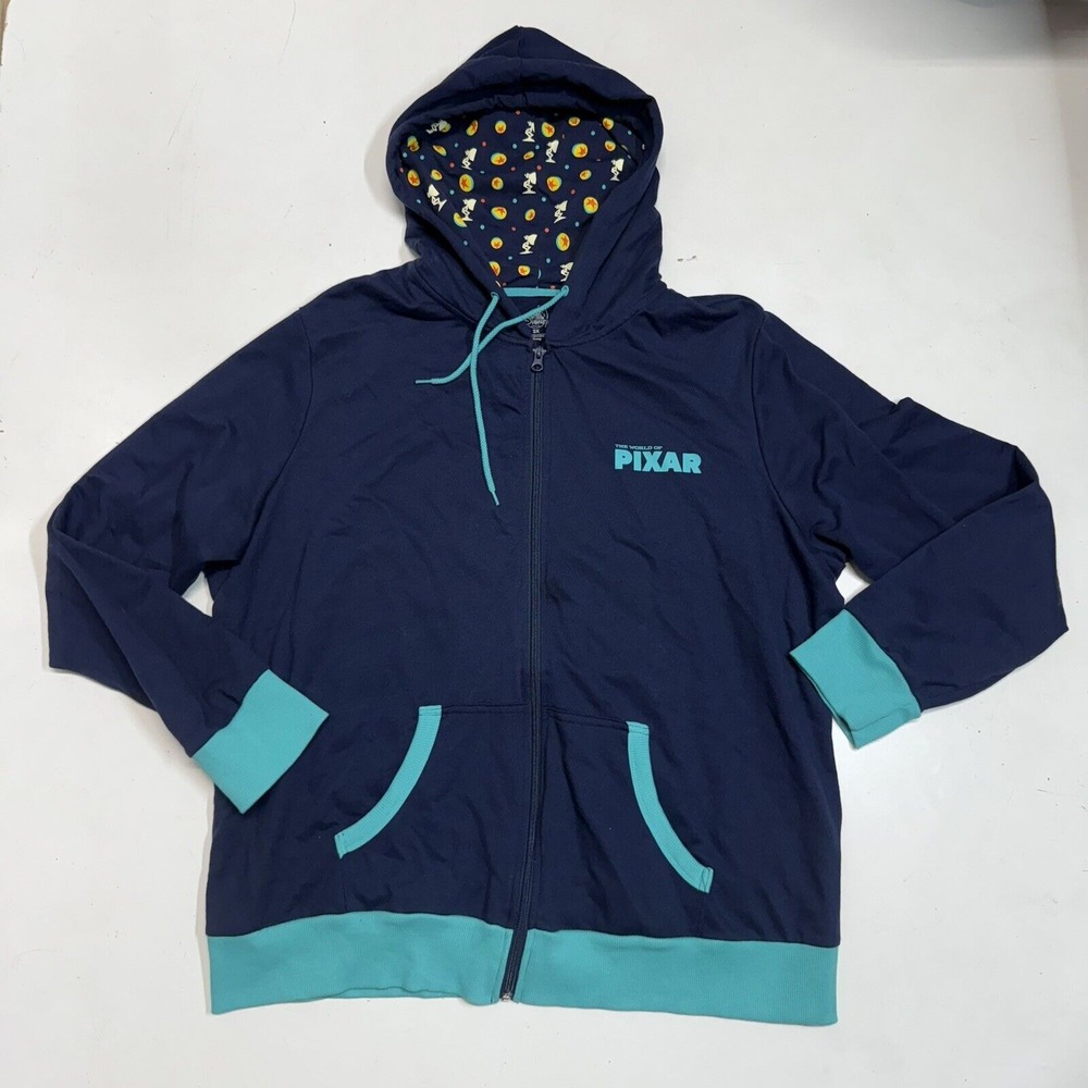 Disney Parks 2020 World Of Pixar Luxo Ball & Luxo Jr Lamp Hoodie Women Size 2XL